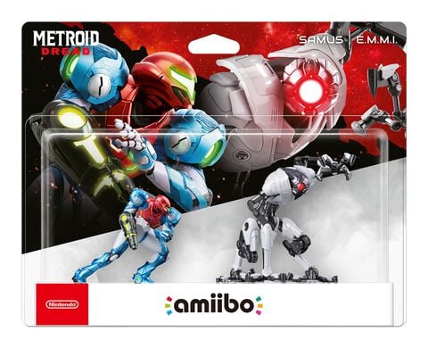 Figurine Amiibo Metroid Dread Samus Et E.m.m.i